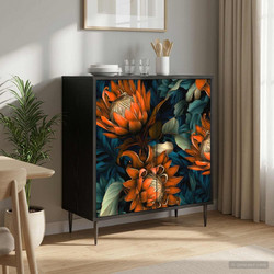vidaXL Πλαϊνό γραφείο LOCHEM Μαύρη Δρυς 69x33x76cm 1 τεμ