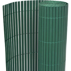 vidaXL Περίφραξη Κήπου Διπλής Όψης από PVC - Πράσινο, 90 x 500 cm