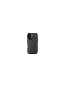 Decoded Leather Backcover iPhone 16 Black