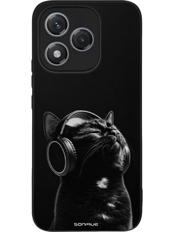 Sonique Men's Edition Θήκη (Honor 400 Lite 5G) με Σχέδιο «Audio Kitten - Black»