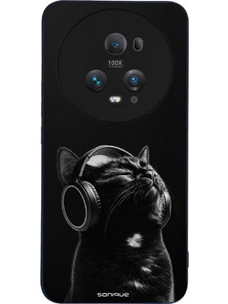Sonique Men's Edition Θήκη (Honor Magic5 Pro 5G) Audio Kitten - Black