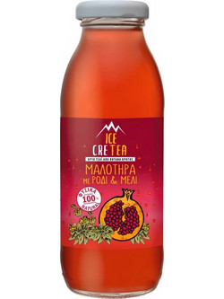 Ice Cre-Tea Μαλοτήρα με Ρόδι & Μέλι 250ml Ice Cre-Tea