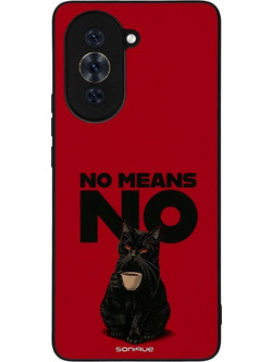 Sonique Men's Edition Back Cover με Σχέδιο «No Means No» (Huawei Nova 10 Pro)