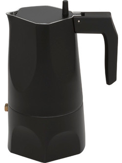 Alessi Ossidiana Μπρίκι Espresso 3Cups Μαύρο