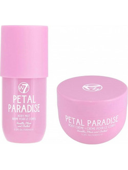 W7 Petal Paradise Travel Set Body Mist 100ml + Body Cream 100ml