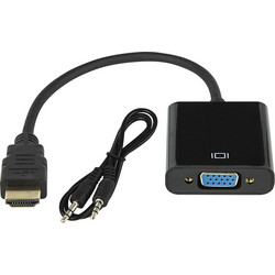 DM-92-129 . Μετατροπέας HDMI σε VGA με υποδοχή και καλώδιο 3.5mm