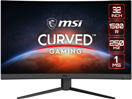 MSI G32C4X VA Curved Gaming Monitor 31.5" 1920x1080 FHD 250Hz 1ms