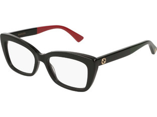 Gucci GG0165O 003 Γυναικείος Σκελετός Γυαλιών Οράσεως Κοκάλινος Μαύρος