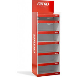 Amio Amio - Σταντ Χαρτονένιο Εκθέτης 5 Ραφιών 60x152x40cm για Οργάνωση & Επαγγελματική Προβολή Προϊόντων - 1 Τεμ. (02995/AM)