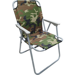 Πτυσσόμενη καρέκλα camping - 1601 - 100052 - Army Green