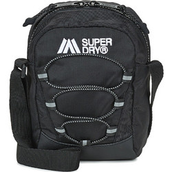 Superdry Outdoor Crossbody Γυναικείο Τσαντάκι Χιαστί Υφασμάτινο Μαύρο με Ιμάντα W9110436A-02A