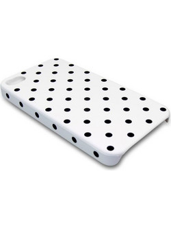 SANDBERG COVER IPHONE 4/4S DOT PATTERN WHITE