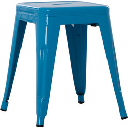 ΣΚΑΜΠΟ ΜΕΤΑΛΛΙΚΟ MELITA HM0096.48 ΣΕ ΜΠΛΕ ΧΡΩΜΑ 37x37x45Υεκ