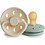 Frigg Moon Phase Πιπίλες Καουτσούκ 0-6m Cream Sage 2τμχ