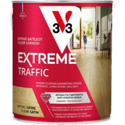 V33 Extreme Traffic Βερνίκι Δαπέδου Νερού Άχρωμο Ματ 750ml