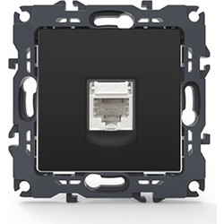 PRIME ΠΡΙΖΑ ΤΗΛΕΦΩΝΟΥ MAT ΑΝΘΡΑΚΙ ΜΕ ΒΥΣΜΑ 1XRJ11 CAT3 IP20 / 1000113005
