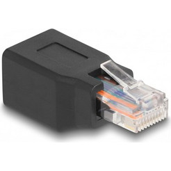Powertech POWERTECH αντάπτορας RJ45/RJ48/RJ50 CAB-N325, 10P/10C pin out 1:1, μαύρο