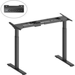 Brateck BRATECK σκελετός ηλεκτρικού γραφείου M12-22D, 95145x60x70118cm, μαύρο