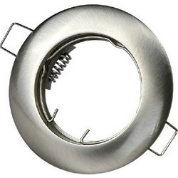 Χωνευτή βάση Σποτ GU10 Στρογγυλή METALLICA A Ματ Chrome Σώμα 2013080 VITO