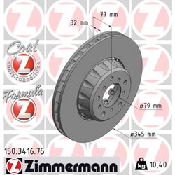 Zimmermann Δισκόπλακα - 150.3416.75