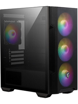 MSI MAG Forge M100R Black Gaming Micro Tower Κουτί Υπολογιστή με Πλαϊνό Παράθυρο