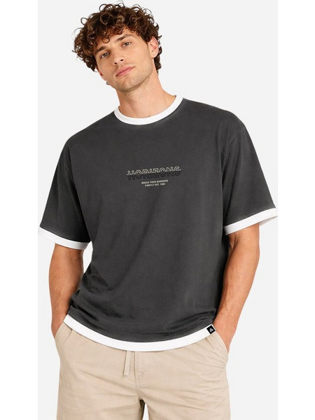 Firefly Ανδρικό T-shirt Double Ανθρακί