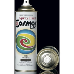 CosmosLac Σπρέι Βαφής N303 Μαύρο/Άσπρο 400ml