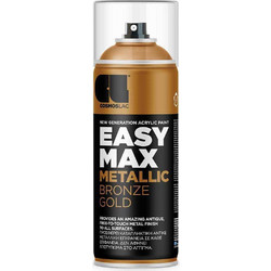 Cosmoslac Easy Max Metallic Σπρέι Βαφής Bronze Bronze Gold Μεταλλιζέ 400ml