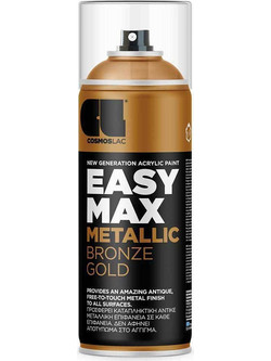 Cosmoslac Easy Max Metallic Σπρέι Βαφής Bronze Bronze Gold Μεταλλιζέ 400ml