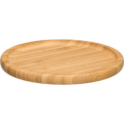 Πιάτο στρογγυλό bamboo φυσικό Φ20cm