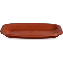 Πιατέλα κεραμική terracotta 26x20cm - Plastona