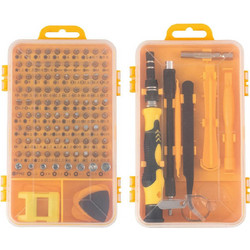 GloboStar(R) 79998 Επαγγελματικό Mini Σετ Εργαλείων 115 Εξαρτημάτων σε 1 DIY Tool Kit - Για Επισκευές iPhone,Samsung κλπ Κινητά Τηλέφωνα - PC - Laptop - Xbox - Ρολογιών - Οπτικά - Γυαλιά και Γενικών Μ