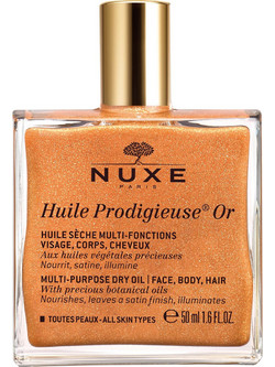 Nuxe Huile Prodigieuse Or Ξηρό Λάδι με Λάμψη για Πρόσωπο Σώμα & Μαλλιά 50ml