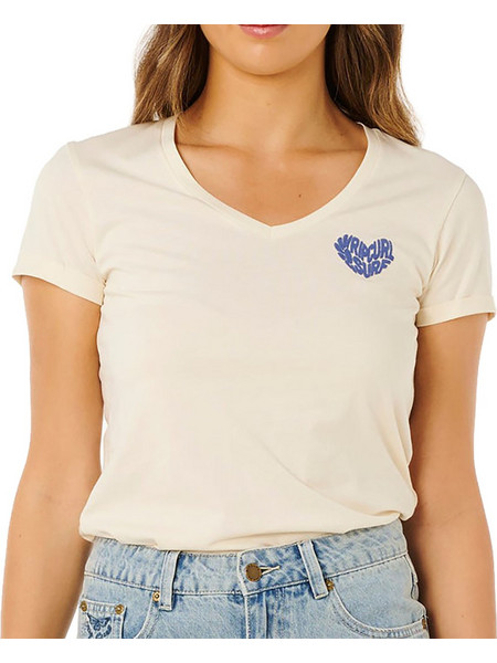 RIP CURL - RC HEART V NECK TEE