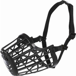 Trixie Φύμωτρο Πλαστικό Μαύρο Medium 23.5cm