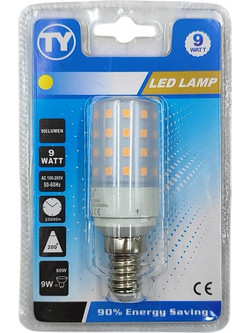 LED ΛΑΜΠΑ 9W ΚΙΤΡΙΝΟ ΦΩΣ 3000K RH-06039