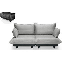 Fatboy Paletti Royal - Καναπές Διθέσιος Από Ύφασμα Olefin 190x100x90 I Wolf Grey