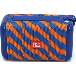 T&G TG-163 Αδιάβροχο Ηχείο Bluetooth 10W Μπλε Πορτοκαλί