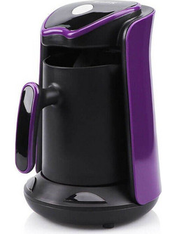 Raf R-102S Μηχανή Ελληνικού Καφέ 600W 550ml Μαύρο/Μωβ