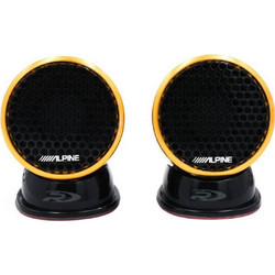 Alpine R-20MT Σετ Tweeter Αυτοκινήτου Στρογγυλά 180W RMS 88dB