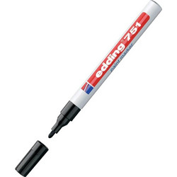 Edding Permament 751 Ανεξίτηλος Μαρκαδόρος Black 2mm 4-751001