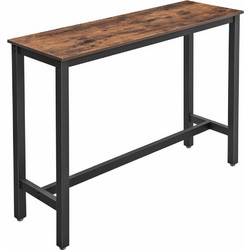 Vasagle Μεταλλικό Ορθογώνιο Τραπέζι - Bar 120 x 40 x 100 cm (LBT12X) (VASLBT12X)
