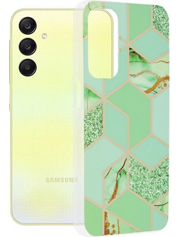 Techsuit(R) Marble Series Θήκη για Samsung Galaxy A25- Green Hex
