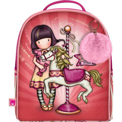 Safta Santoro Gorjuss Mini Carousel Σχολική Τσάντα Πλάτης Νηπιαγωγείου Ροζ 1040GJ09