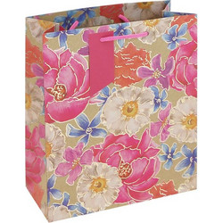 ΤΣΑΝΤΑ ΔΩΡΟΥ CLAIREFONTAINE EUROWRAP 21.5X10.2X25.3 KRAFT FLORAL 36566-3C