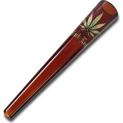 Κώνος Γυάλινος Glass Chillum Κόκκινο - 230mm