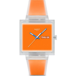 Swatch What If...See Thru Orange Ανδρικό Ρολόι SO38K704