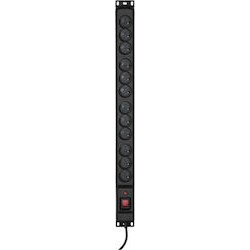 Activejet COMBO 12 socket power strip 3m black