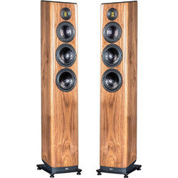 Elac Vela FS 409.2 Ζεύγος Ηχείων Hi-Fi Δαπέδου 280W 3 Δρόμων Walnut