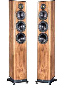 Elac Vela FS 409.2 Ζεύγος Ηχείων Hi-Fi Δαπέδου 280W 3 Δρόμων Walnut
